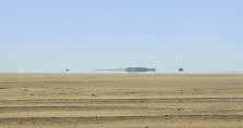 Eine Luftspiegelung in der Wüste ©iStockphoto/Achim Prill